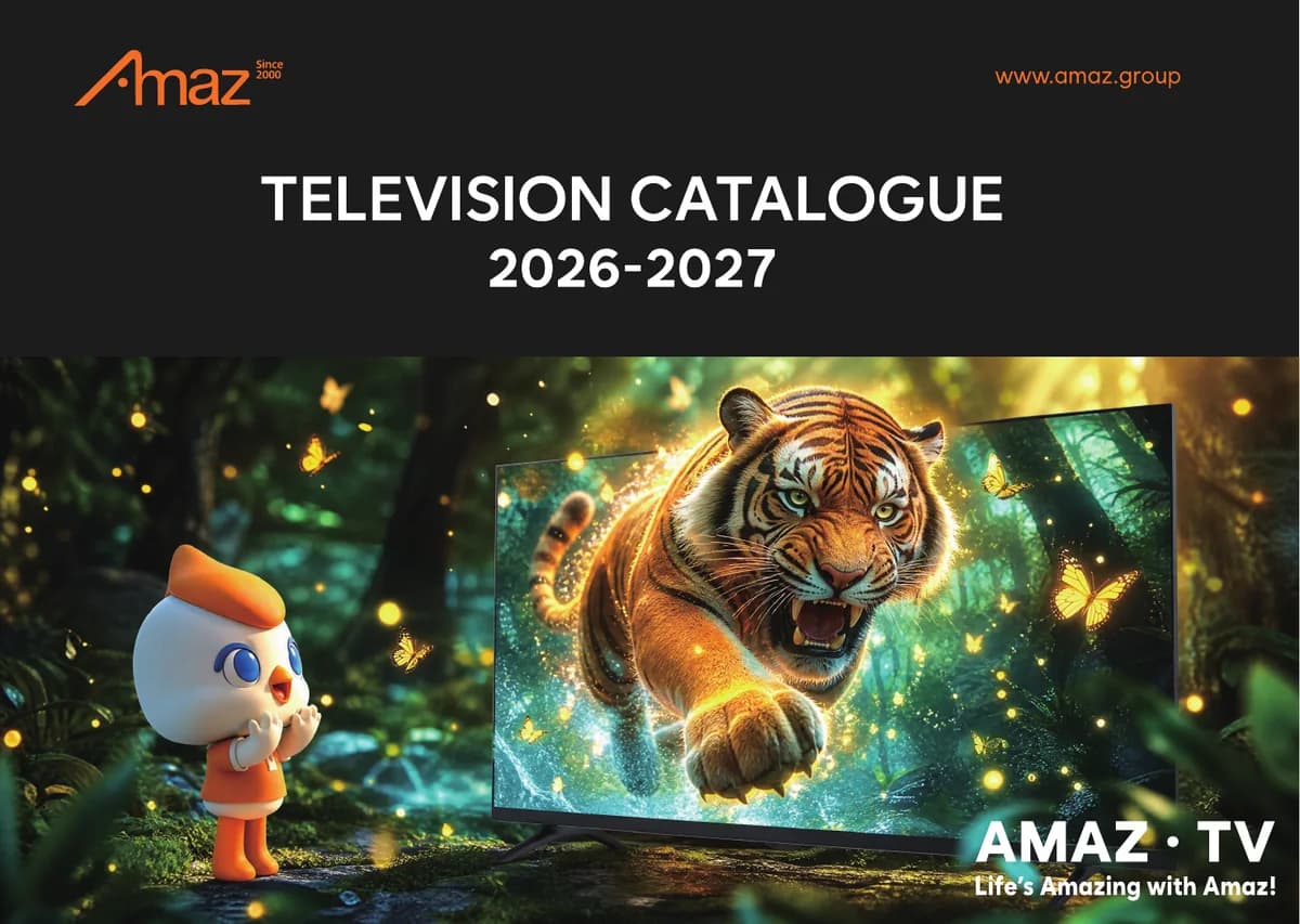 Cover of the current AMAZ television catalogue
