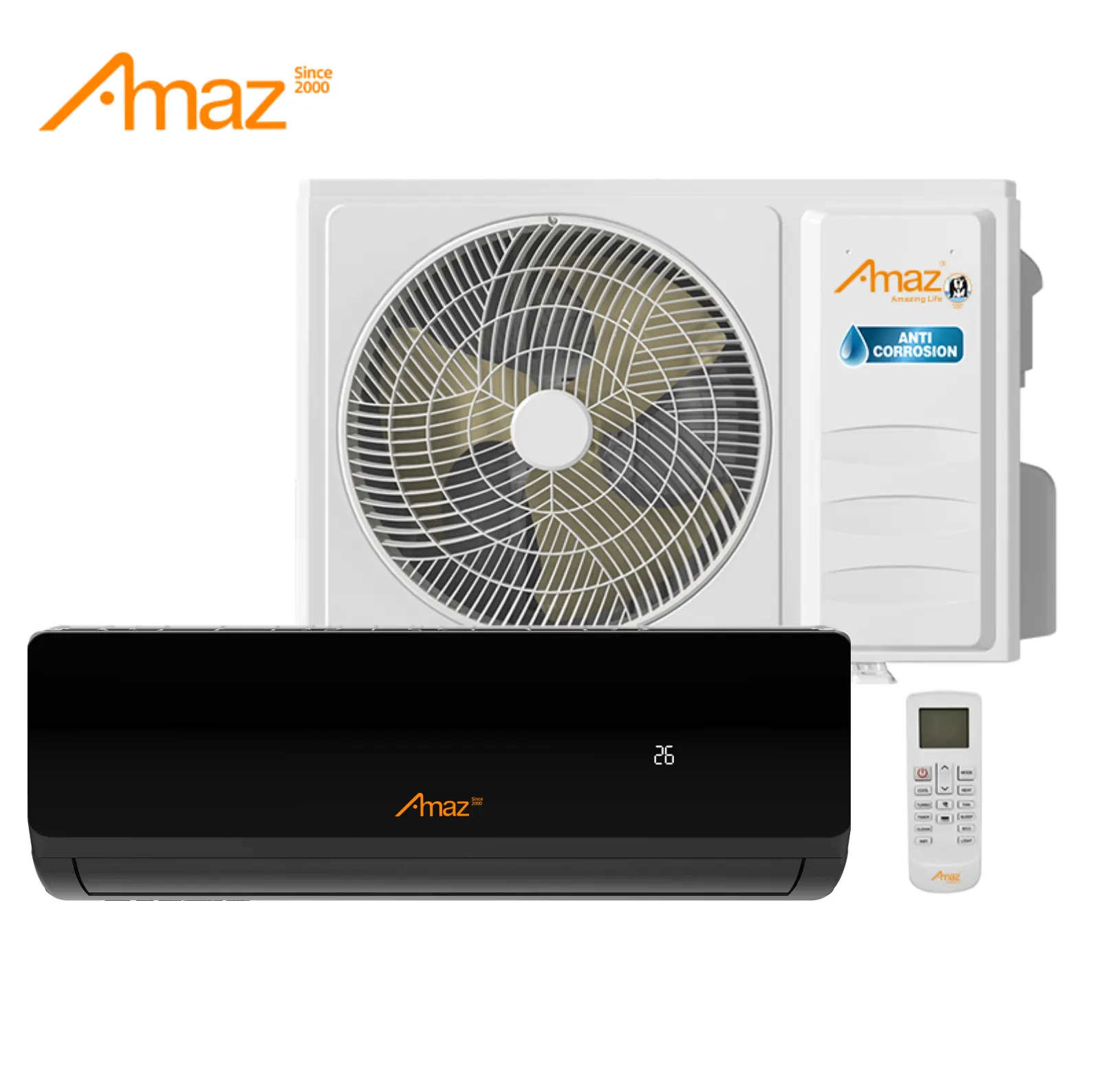 AMAZ AL999 black wall-mounted air conditioner