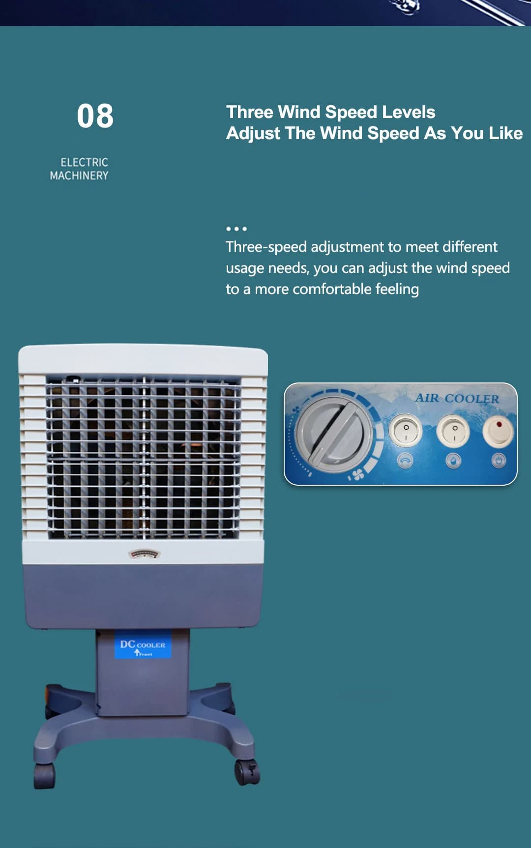 AL-20A supplied three-speed control artwork numbered 08