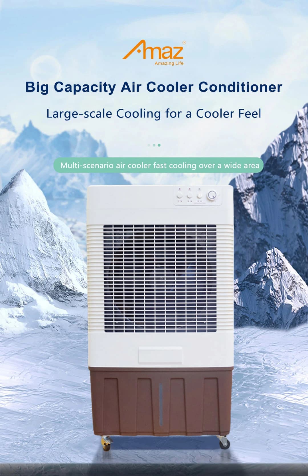 AL-40A supplied large-capacity air cooler poster