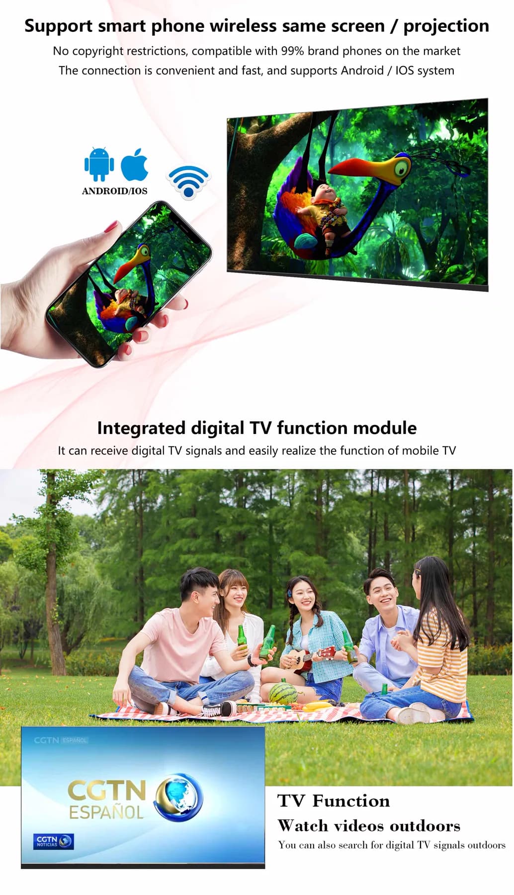 Solar Battery TV Set supplied detail artwork 2