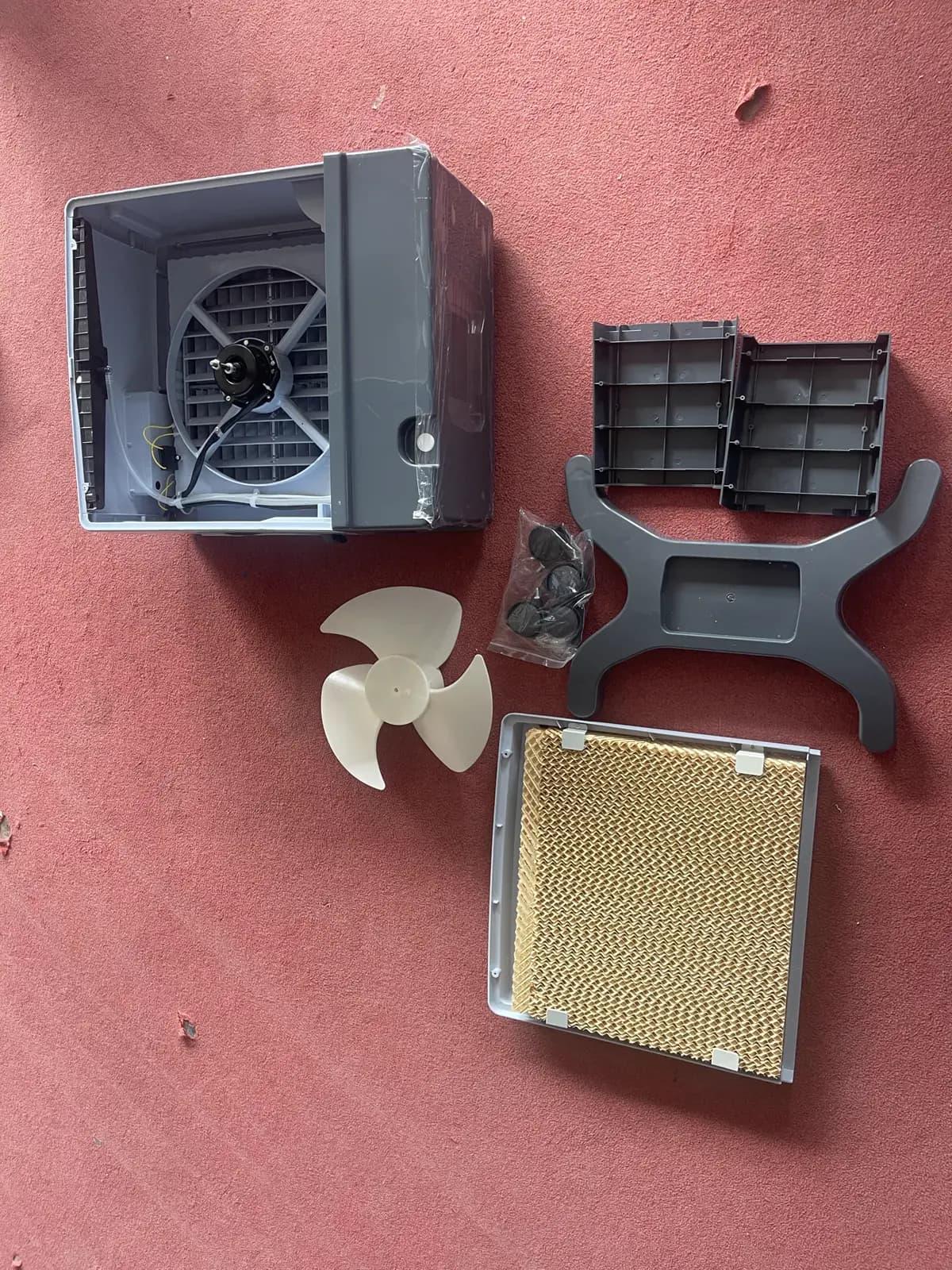 AL-20A air cooler internal components during inspection