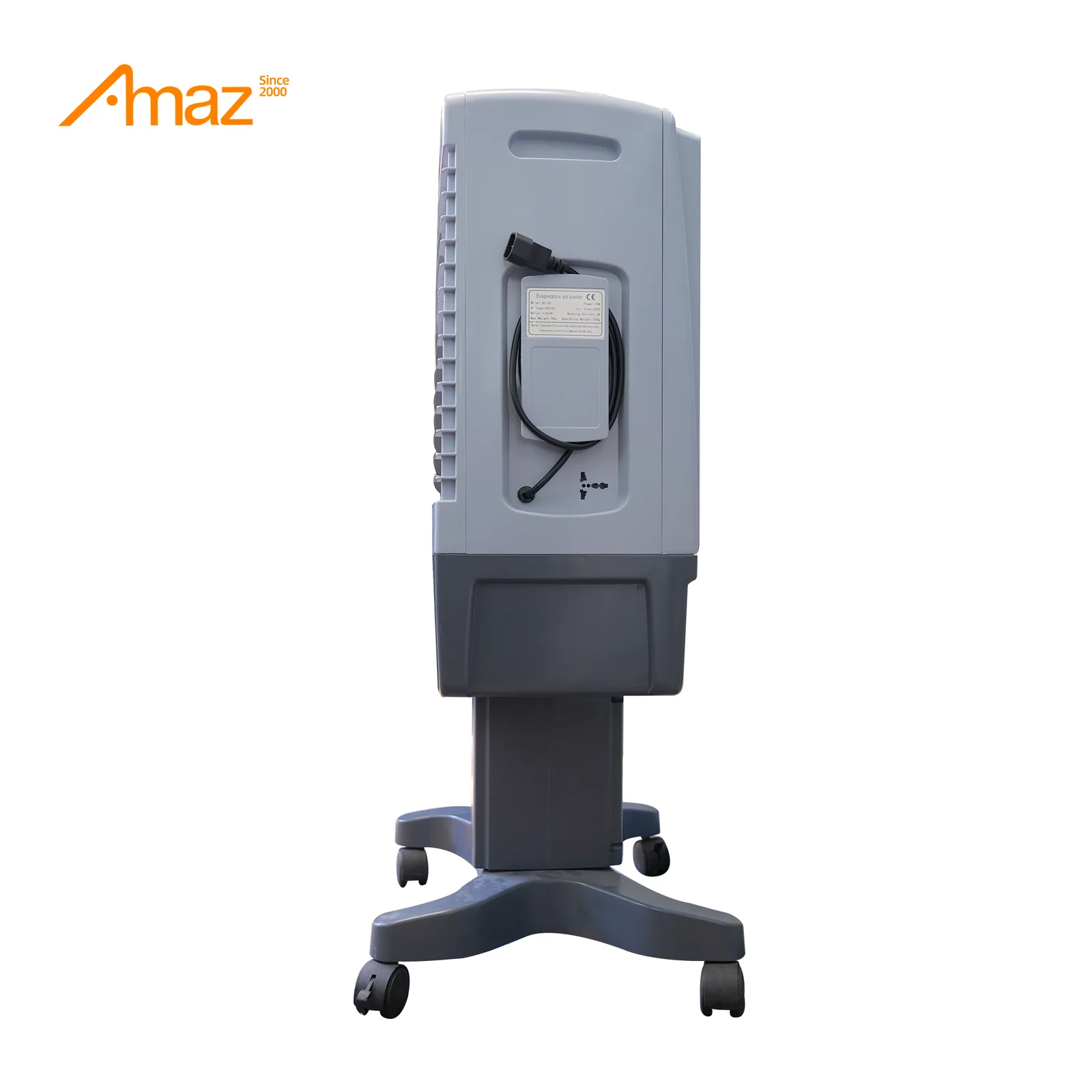 AMAZ AL-20A air cooler side and power connection view