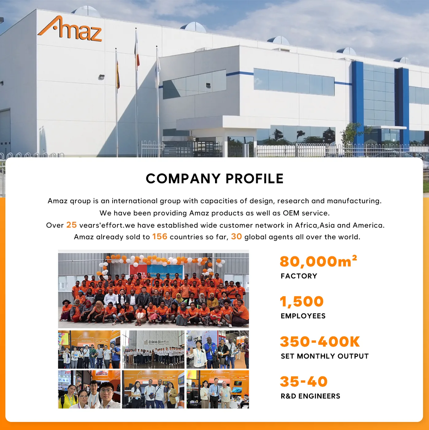 User-supplied AMAZ company profile artwork